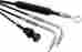 06-0381 Motion Pro Black Vinyl Terminator Longitudinally Wound Clutch Cable
