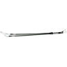 0650-0650 Parts Unlimited Black Vinyl Throttle Cable For Kawasaki