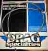 5321200he 0652-1462 38601-89 Drag Specialties Stainless Braided Clutch Cable Harley Road King Classic 63 Flh 1998-2006