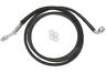 0661-0026 Drag Specialties Black Vinyl Coated Hydraulic Clutch Line
