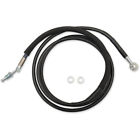 0661-0056 Drag Specialties Black Braided Extended Plus Hydraulic Clutch Line Cable