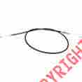 101-30-10008he6 Barnett Black Vinyl Clutch Cable 6 In