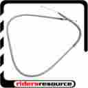 102-30-10008he Barnett Stainless Clear-coated Clutch Cable