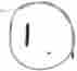 102-30-10036-08 Barnett Clutch Cable 8 Stainless Braided Harley-davidson Fxcwc 2008-2011