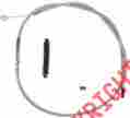 102-30-10040-08 Barnett Clutch Cable 8 Stainless Braided Harley Fxstb Night Train 2007-2009