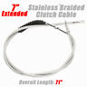 109002 Powerjames Stainless Braided Clutch Cable For Harley Softail Flstf Flstn