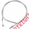 66-0167 11-14 Motion Pro Armor Coat Stainless Steel Cw Clutch Cable 58 For Xl Xlh 883l