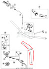 132063000 Husqvarna New Oem Tc Clutch Cable Pipe