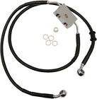 1741-5315 Drag Specialties Front Standard Length Black Vinyl Abs Brake Line