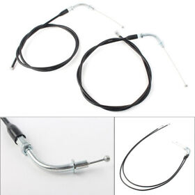 2 Pcs 51inch Throttle Cable Accelerate Wire For Harley Xl1200 Xl883 Motorcycle