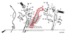 22870-kn4-a6 Honda New Oem Crf Clutch Cable
