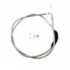 36-0518 Manufacturing Harley Extended Braided Stainless Clutch Cable Bt Flst Fxst