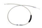 36-8075 Braided Stainless Steel Clutch Cable For Harley Softail Fxstsb