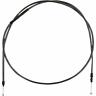 42308 Magnum Braided Clutch Control Cable Black Pearl