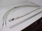66-0133 6 Harley Davidson Big Twin Throttle Clutch Speedometer Braided Stainless Cable