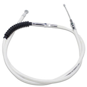 109012 79inch Braided White Pearl Clutch Cable For Harley 09-13 Fl Trike 12-14 Fls Fxstd