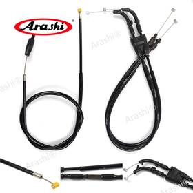Arashi B-01 B-01-1 Fit Yamaha Yzf R6 2006-2012 Clutch Cable And Throttle Cables Linkage Replace Set