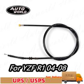 B-02-1b Arashi For Yamaha Yzf-r1 2004 2005 2006 2007 2008 Stainless Clutch Cable Wire Line