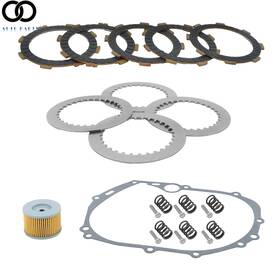 Autoooparts Apo332496 Clutch Friction Steel Plates Kit With Gasket For Kawasaki Klx110 Klx110l 2002-2024