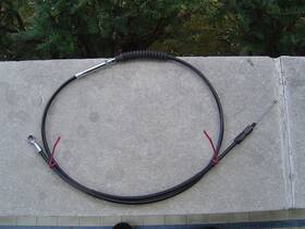 La-8110c13b-la-08 Barnett / L.a. Chopper 72 Inch Black Vinyl Clutch Cable Harley 6 Speed Transmission La Copper