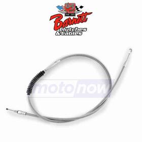 181m Barnett Mn/181m Stainless Clear-coated Clutch Cable For 1968-1969 Harley Davidson Pt