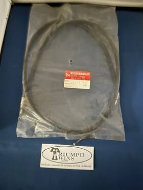 38618-68 Dixie 4 Shovelhead Fx-fl Replacement Black Clutch Cable