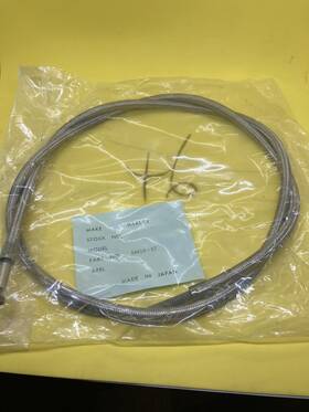 38619-57 Dixie Harley Davidson Steel Braided Clutch Cable Part #38619-57 Plus 6 Inch Nos In Op