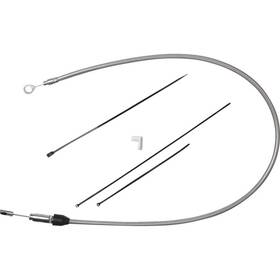 0652-2847 Drag Specialties Quick Connect Braided Upper Clutch Cable - 56 Inch