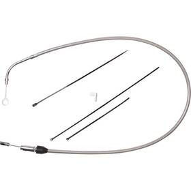0652-2852 Drag Specialties Quick Connect Braided Upper Clutch Cable - 47 Inch