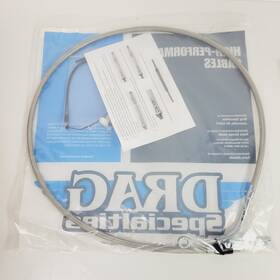 0652-2853 Drag Specialties Upper Clutch Cable 49 Inch Stainless Steel For Harley