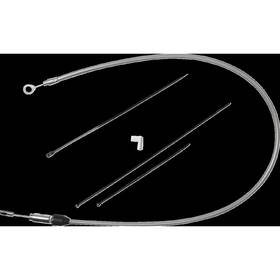 0652-3062 Drag Specialties Clutch Cable - Upper 32 Inch Stainless Steel