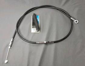 1652-1387 Drag Specialties Harley Touring Softail D-s Black Vinyl High-efficiency Clutch Cable 63 Inch S