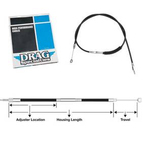 38664-07 Drag Specialties 173665 Black Vinyl Clutch Cable Standard #38664-07 #173665