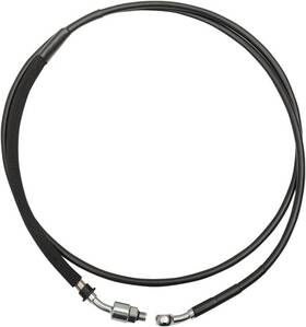 186956 Drag Specialties Ds Hydraulic Clutch Line Black Vinyl Harley Davidson Electra Glide/street Glide