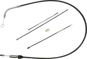 264495 Drag Specialties Upper Clutch Cable 43 Inch L Black/chrome #264495 Harley Davidson