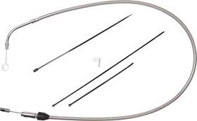 264519 Drag Specialties Upper Clutch Cable 49 Inch L Silver/chrome Harley Davidson