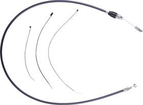 Drag Specialties 43238-4he Quick Connect Clutch Cable Upper 39 Inches Black Chrome