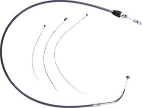 4323900he Drag Specialties Quick Connect Clutch Cable - Upper 39-1/4 Inch Black/chrome