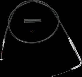 4340548b Drag Specialties Black Vinyl Idle Cable Fits 48 Inch