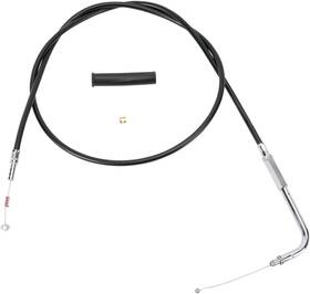 Drag Specialties 4341158b Black Vinyl Idle Cable - 58 Inch