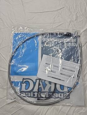 5323416he Drag Specialties Quick Connect Clutch Cable - Upper 50 Inch Stainless