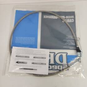 5323508he Drag Specialties Stainless Steel 47 Inch Upper Clutch Cable For Harley Batwing 21-23