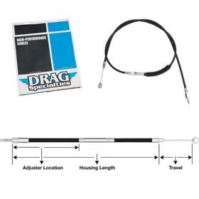 38655-87a Drag Specialties Black Vinyl Clutch Cable Standard #38655-87a #173653