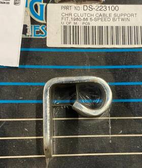 Ds-2231001 Drag Specialties 1980-1986 Harley 5 Speed Big Twin Chrome Clutch Cable Support Fxr Flt Tour Glide