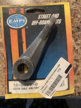Empi Inc 16-9908-0 16-mm Forged Clutch Cable Arm For Vw Beetle And 002 Transaxle - 16-9908