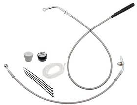 Fat Baggers 119916-c Ez Install Cable Kit For 16 Inch Ape Bars Stainless/chrome #119916-c