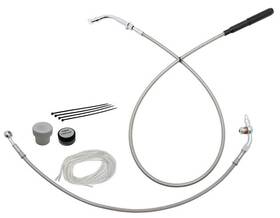 Fat Baggers 149916-c Ez Install Cable Kit For 16 Inch Ape Bars Stainless/chrome #149916-c