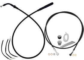 Fat Baggers 249011-b Ez Install Cable Kit For 11 Inch Ape Bars Black/black #249011-b