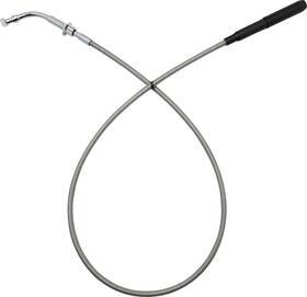 108006-c Fat Baggers Inc. Ez Install Upper Clutch Cable Flhx/fltr 6 Inch Braided Stainless
