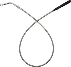 118008-c Fat Baggers Inc. Ez Install Upper Clutch Cable Flh/flt 8 Inch Braided Stainless